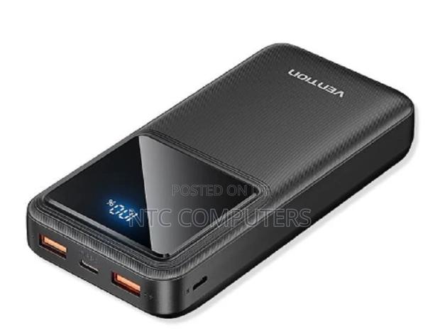 {Vention> 10000mah Power Bank: (Micro-Usb + Usb-C - thumbnail 2