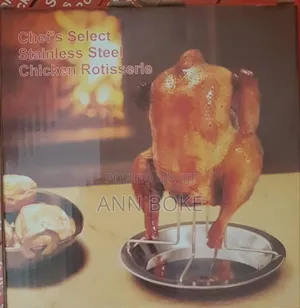 *Stainless Steel Rotisserie Chicken Roaster Grill Stand *