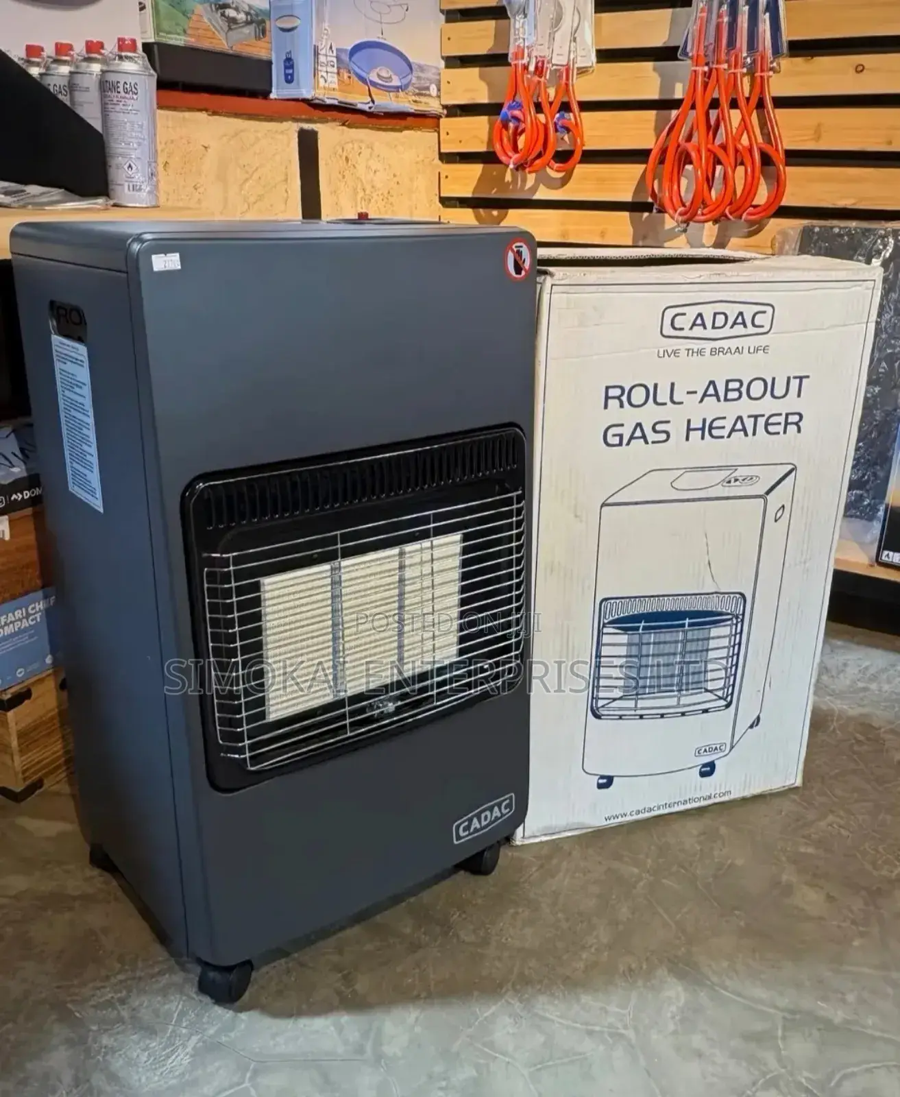 Cadac 3 Panel Roll About Indoor Heater