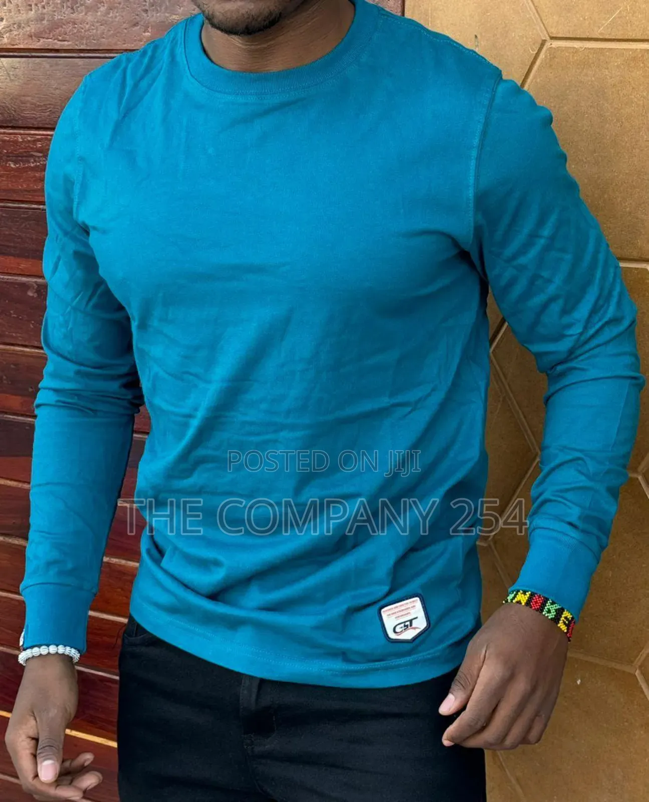 Quality Cotton Round Neck Long Sleeve Sweatshirt T-Shirt