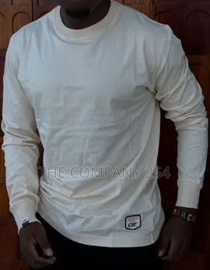 Quality Cotton Round Neck Long Sleeve Sweatshirt T-Shirt