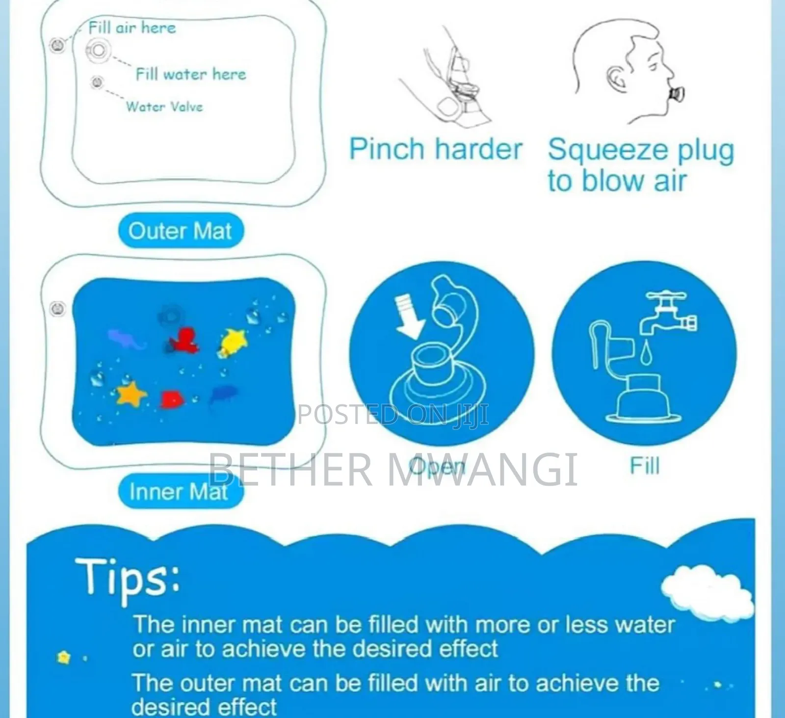 Tummy Time Play Mat in Kenya