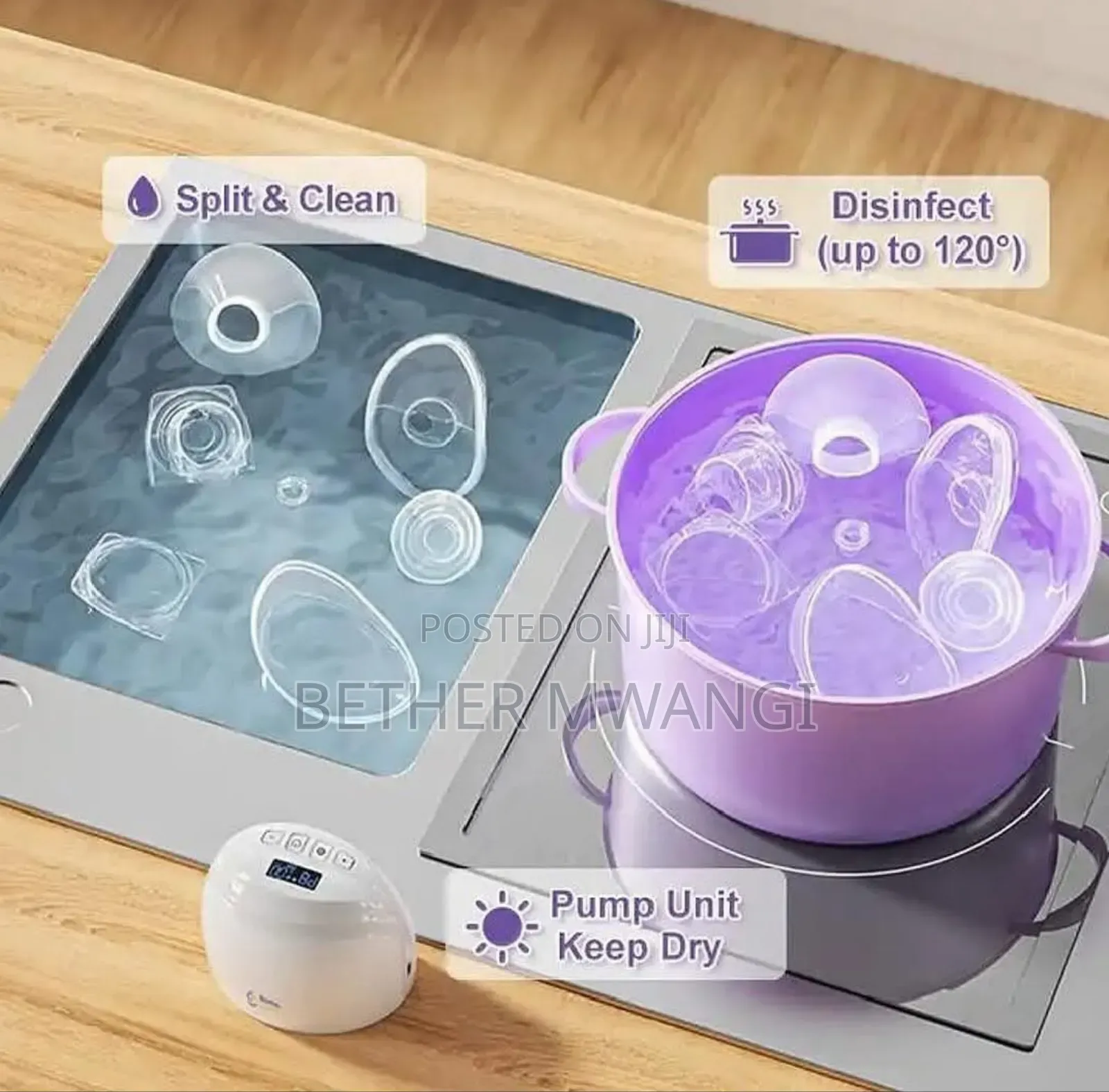 Romo Health Double Wearable Breast Pump in Kenya