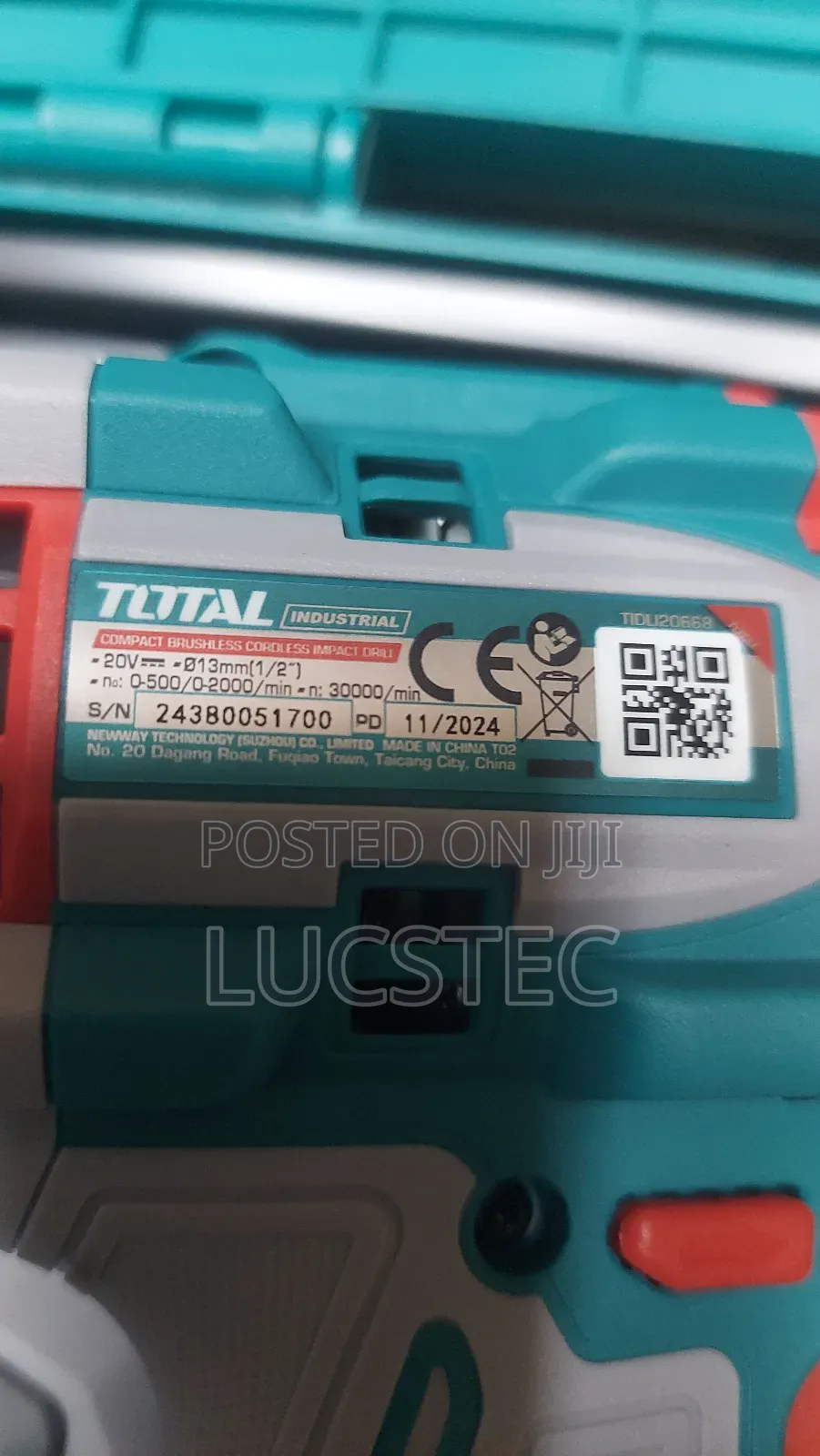 Compact Brushless Cordless Impact Drill 20v (Tidli20668)