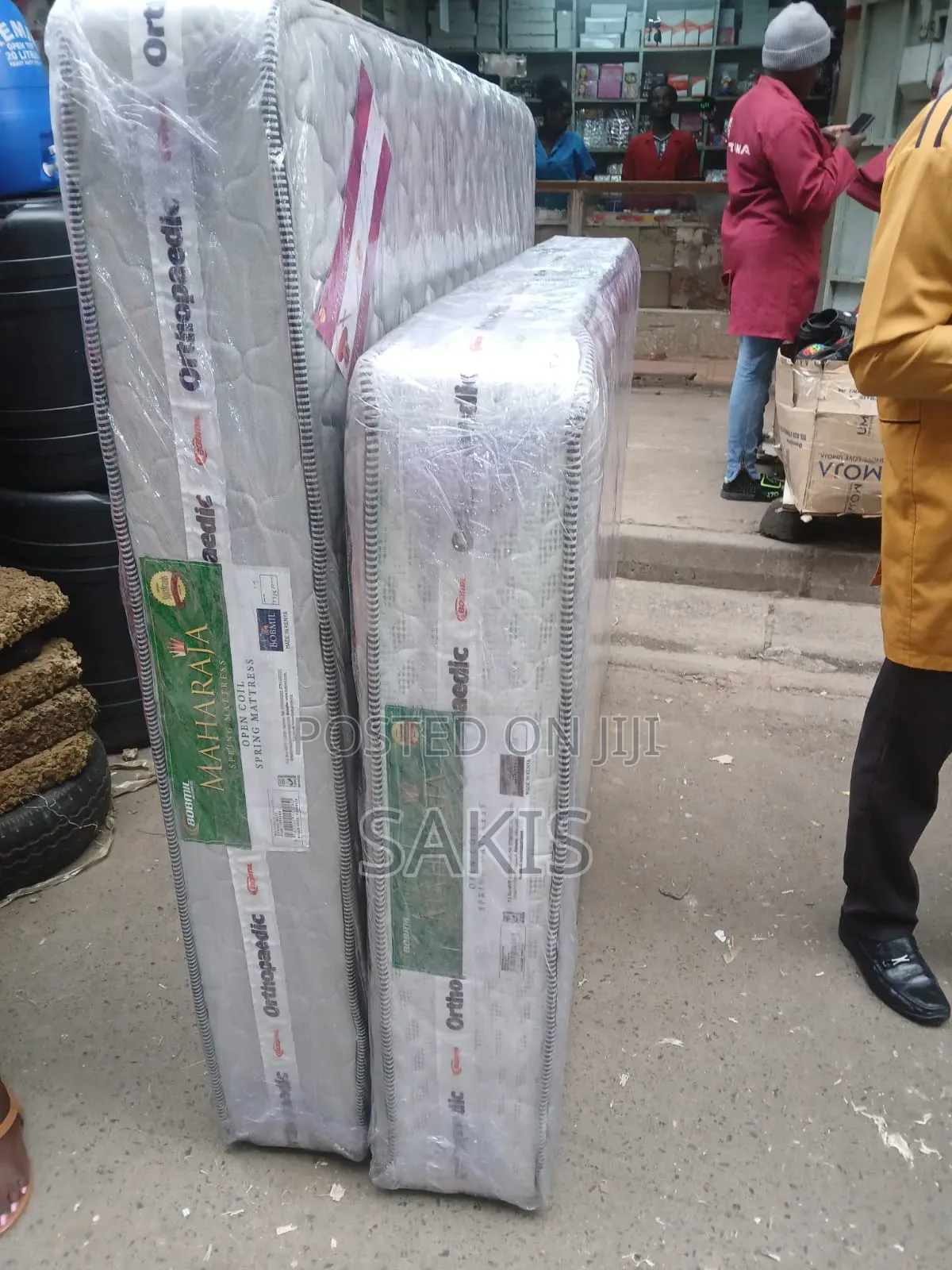 5 X 6 Orthopaedic Maharajah Spring Mattresses. Free Delivery