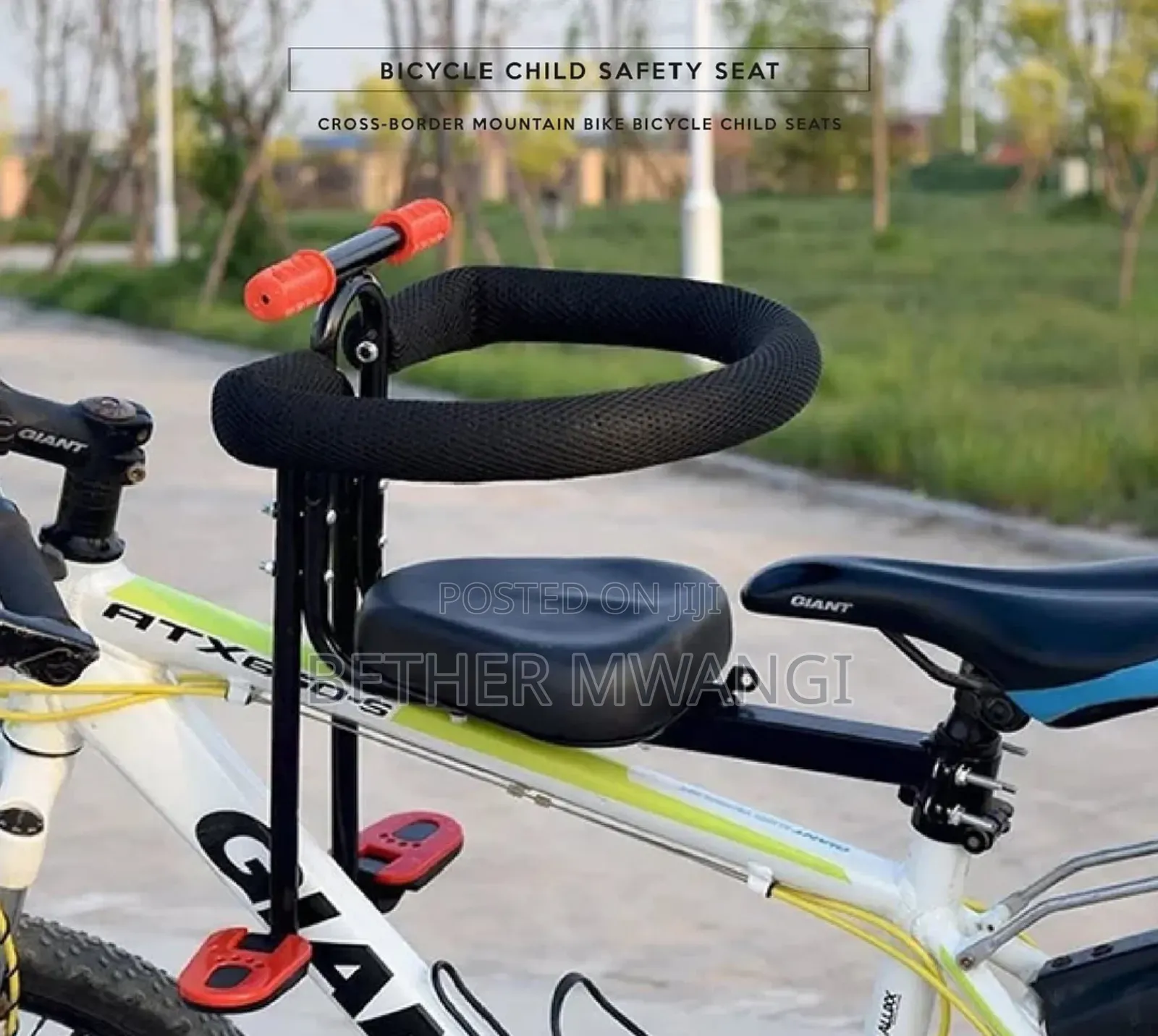 Front Mounted Child Bike Seat in Kenya
