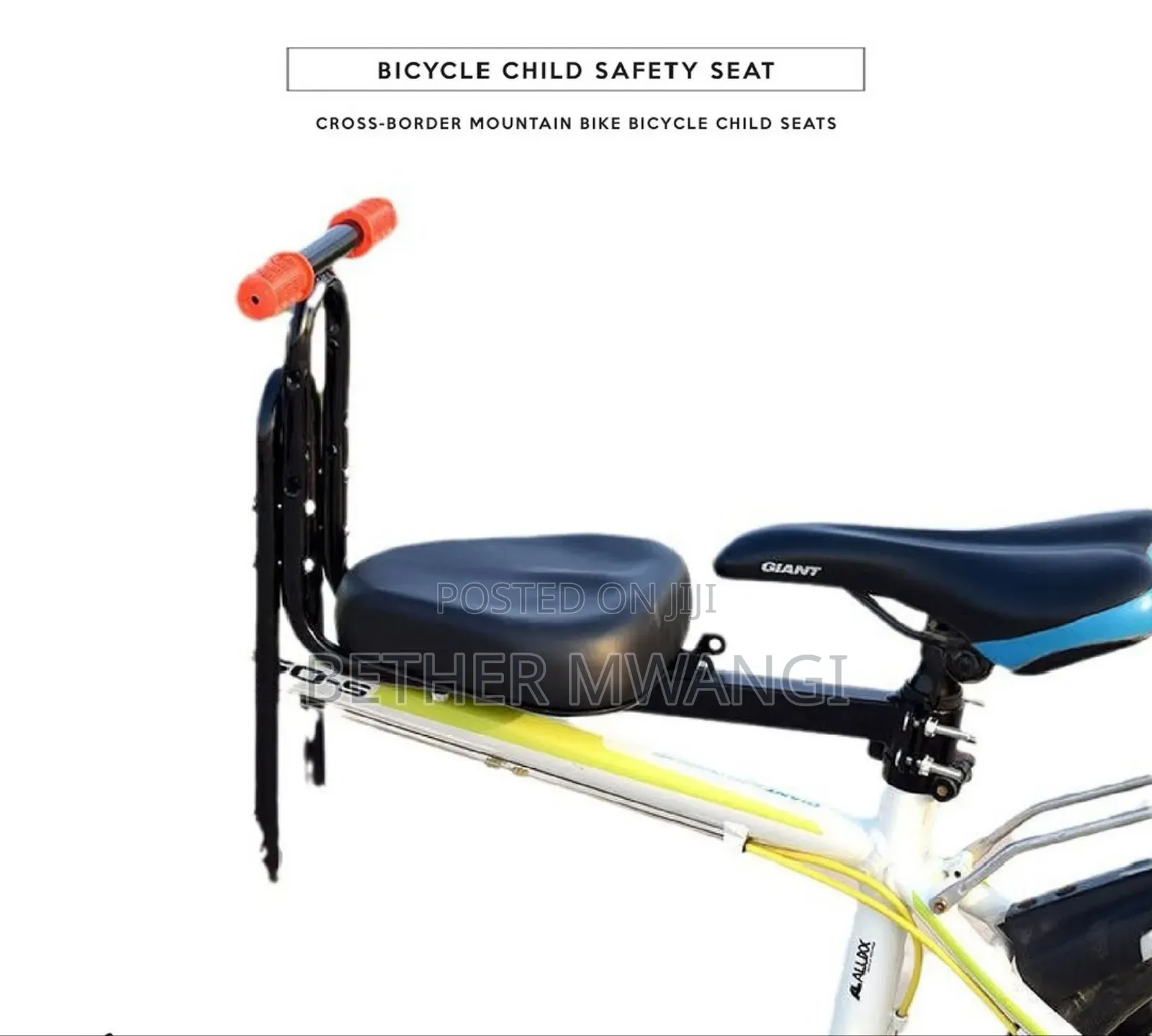 Front Mounted Child Bike Seat in Kenya