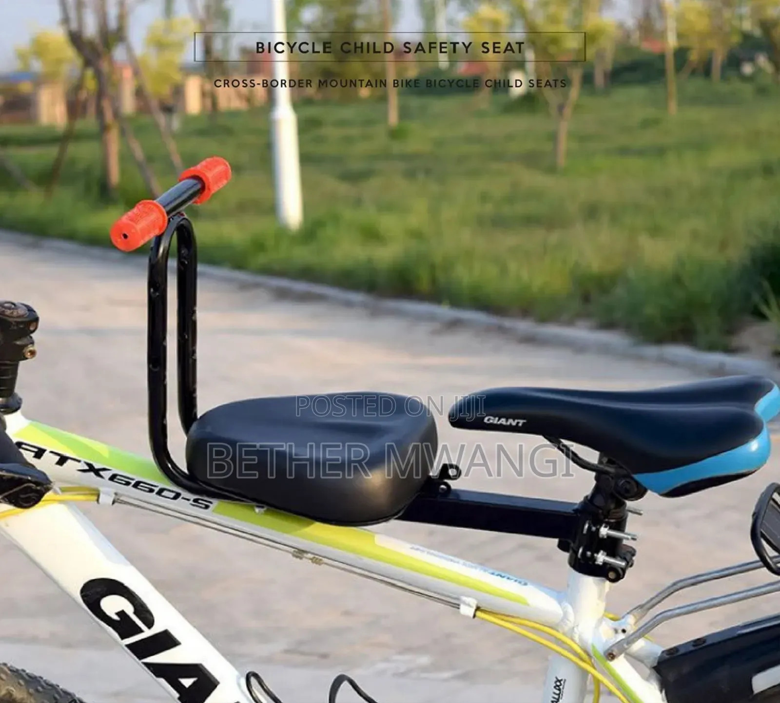Front Mounted Child Bike Seat in Kenya