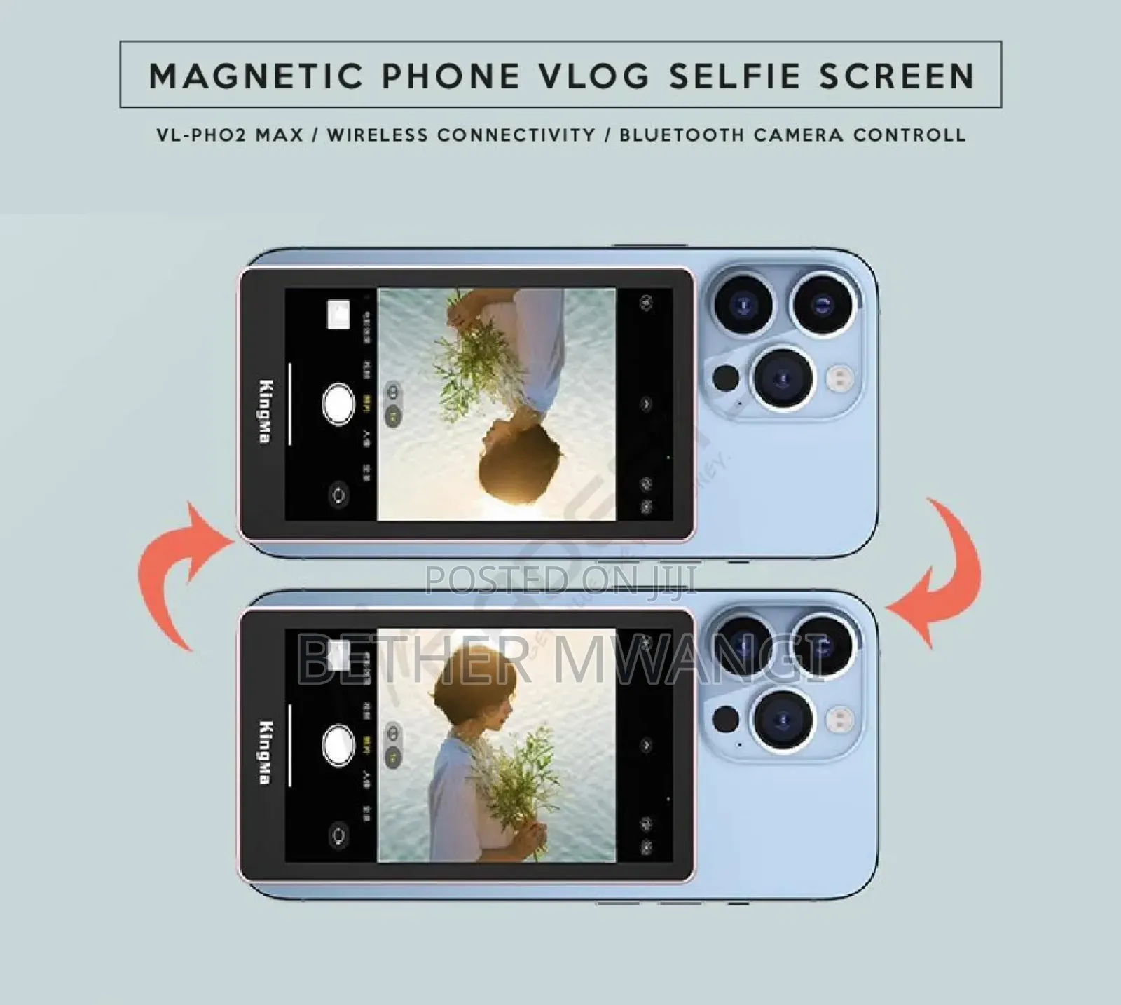 Phone Vlog Selfie Screen in Kenya