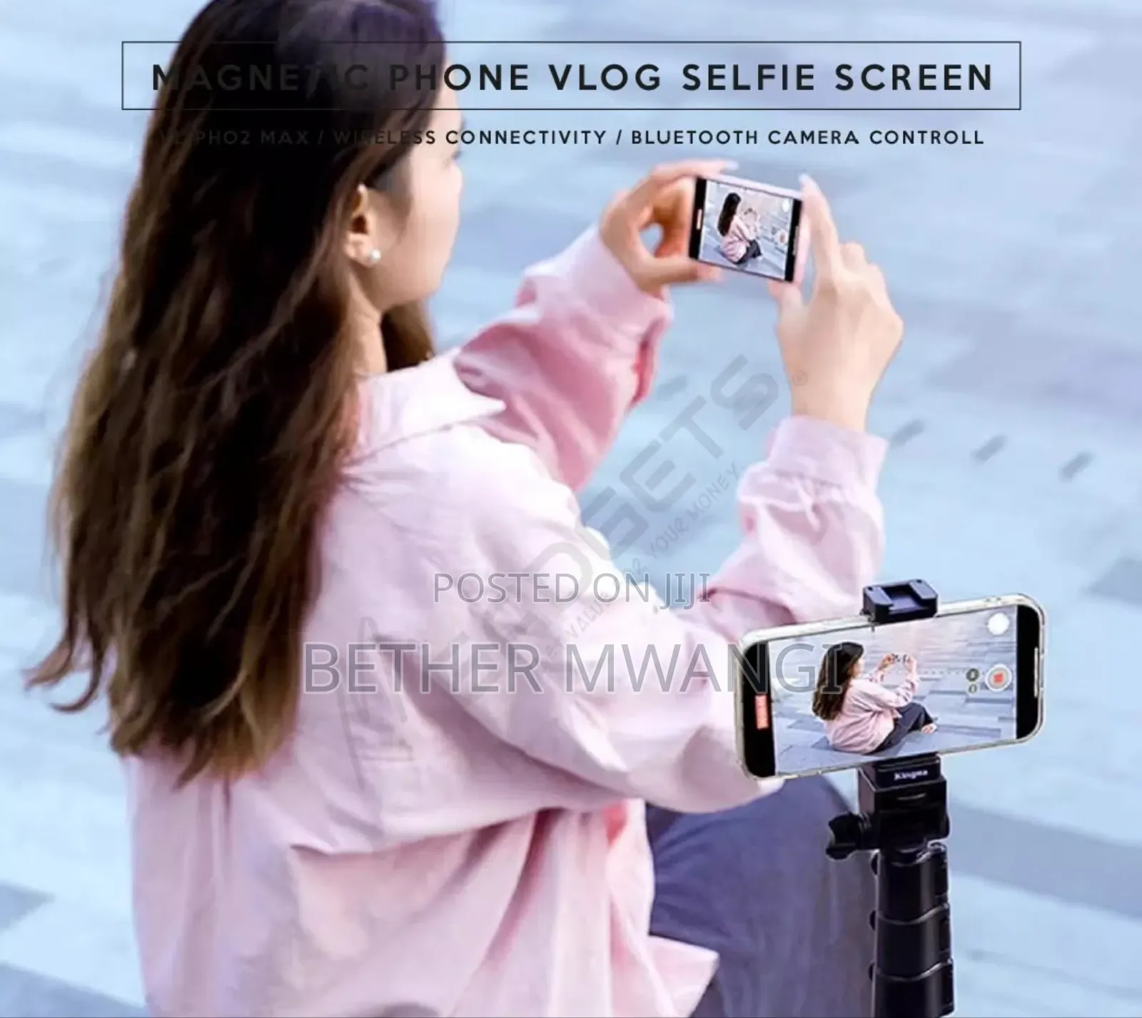 Phone Vlog Selfie Screen in Kenya