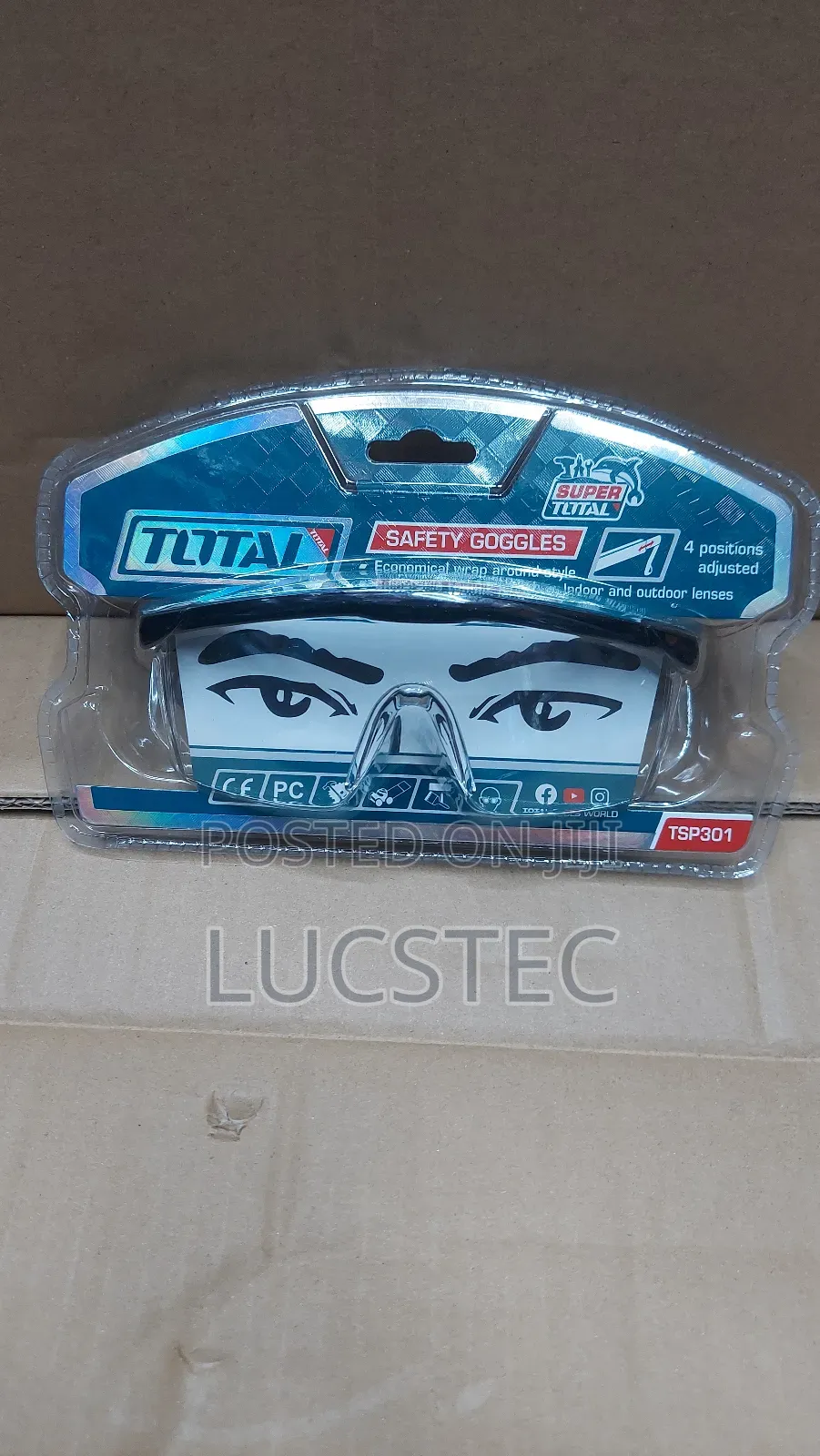Safety Goggles Clear (Tsp301)