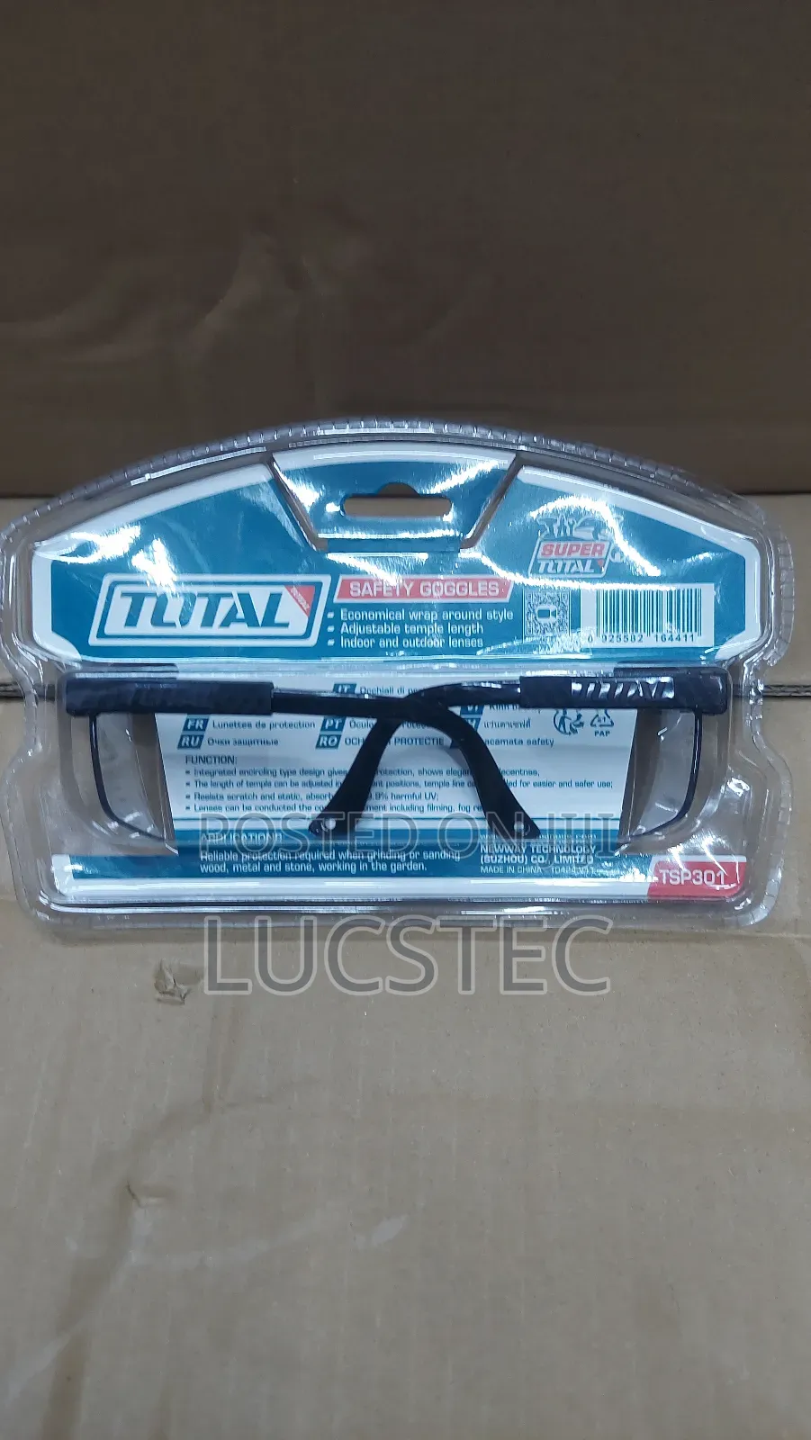 Safety Goggles Clear (Tsp301)