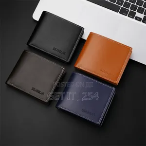 *Men's Fashion Slim Soft Leather Wallet