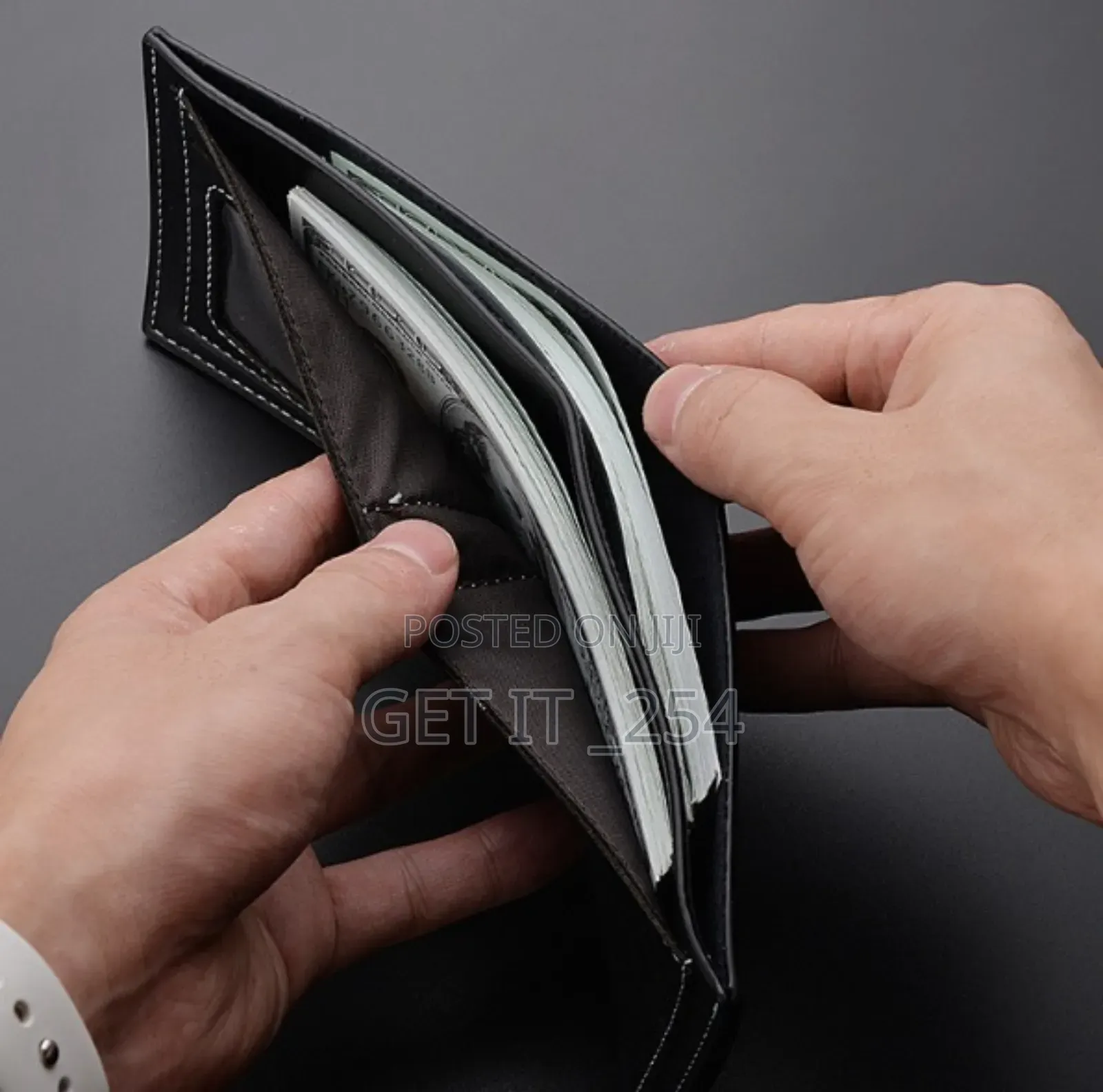 *Men's Fashion Slim Soft Leather Wallet