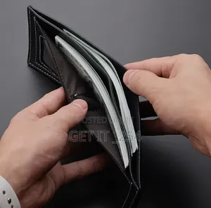 *Men's Fashion Slim Soft Leather Wallet