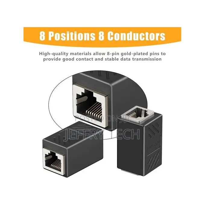 Rj11 Female to Female Lan Connector/Adapter 2units