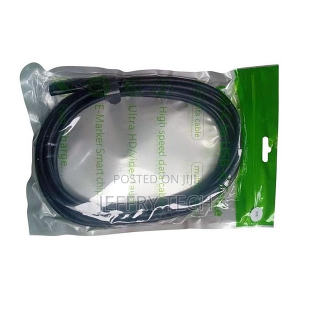 Usb Type C Male to Female Extension Cable 3meters - Black