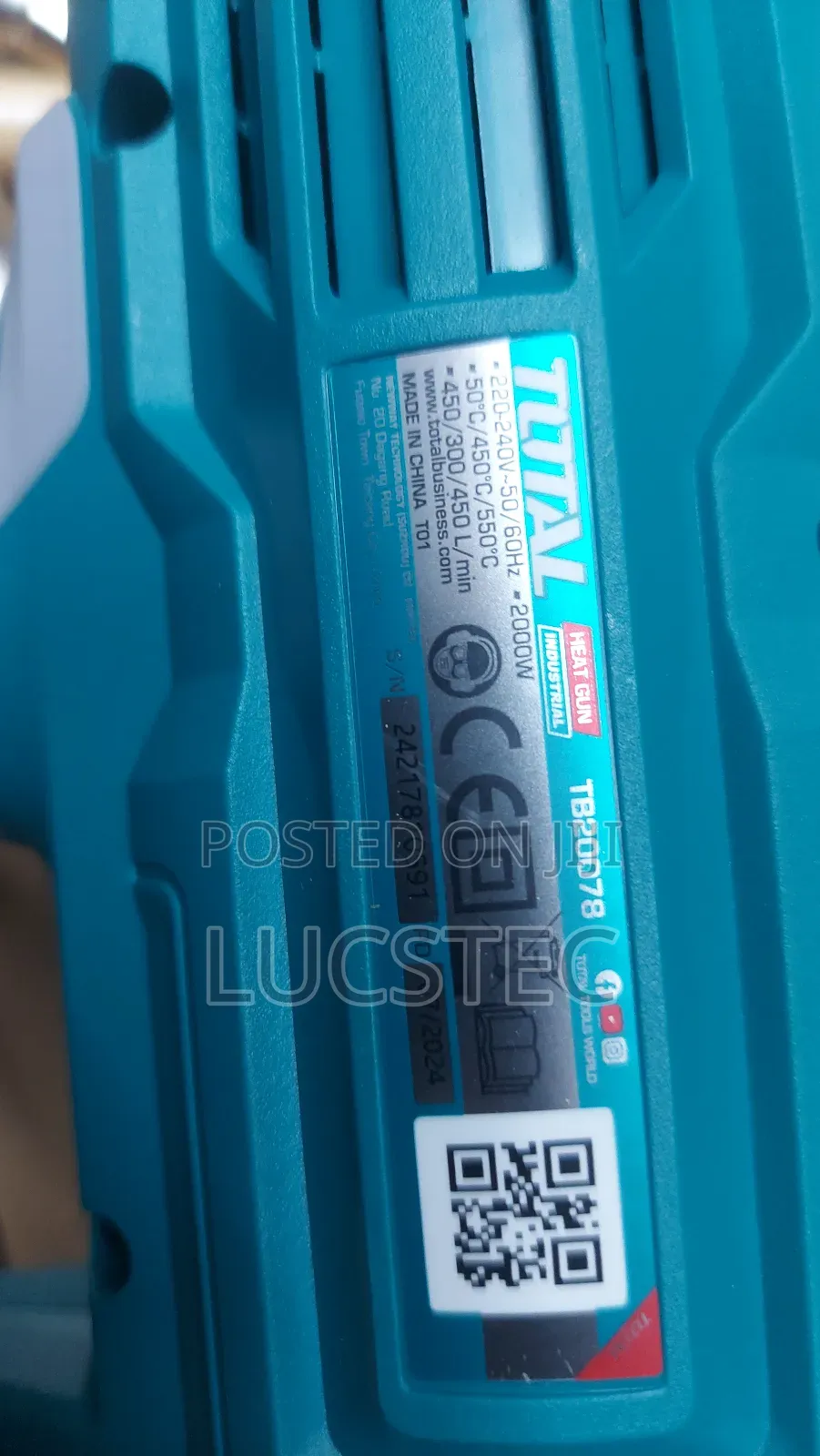 Heat Gun 2000w (Tb200365/20078)
