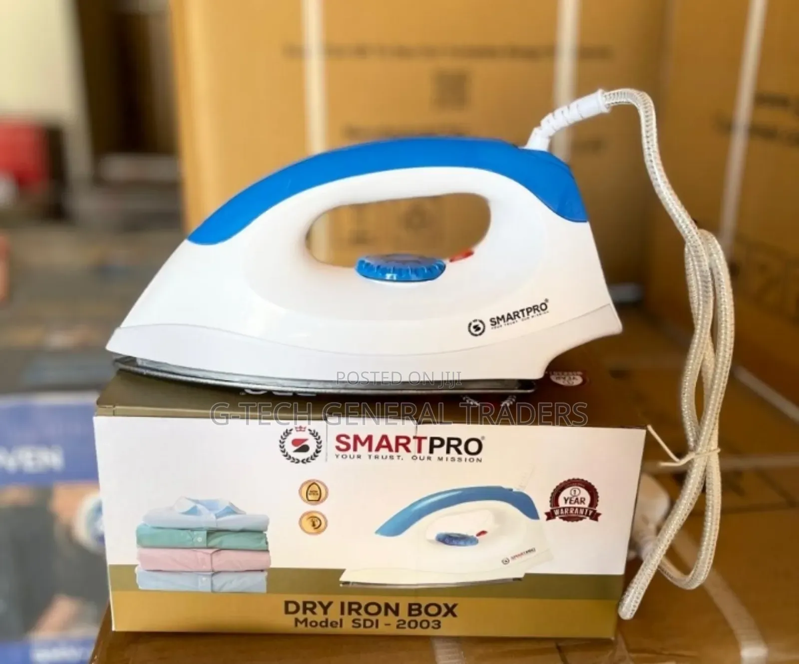 Smartpro Heavy Duty Dry Iron Box
