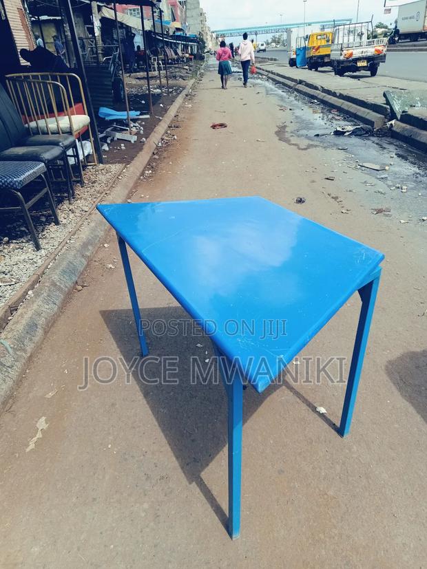 Trapezium Table, With Marble Top  - thumbnail 2