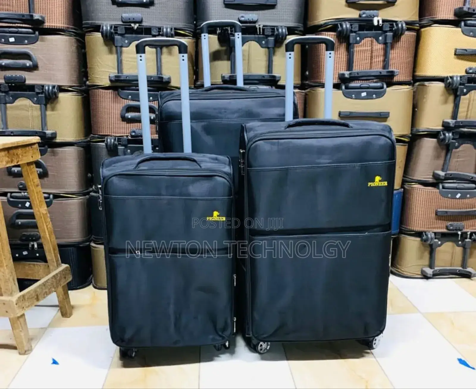 3 in 1 Fabric Laxurious Suitcase Briefcase Travel Bag
