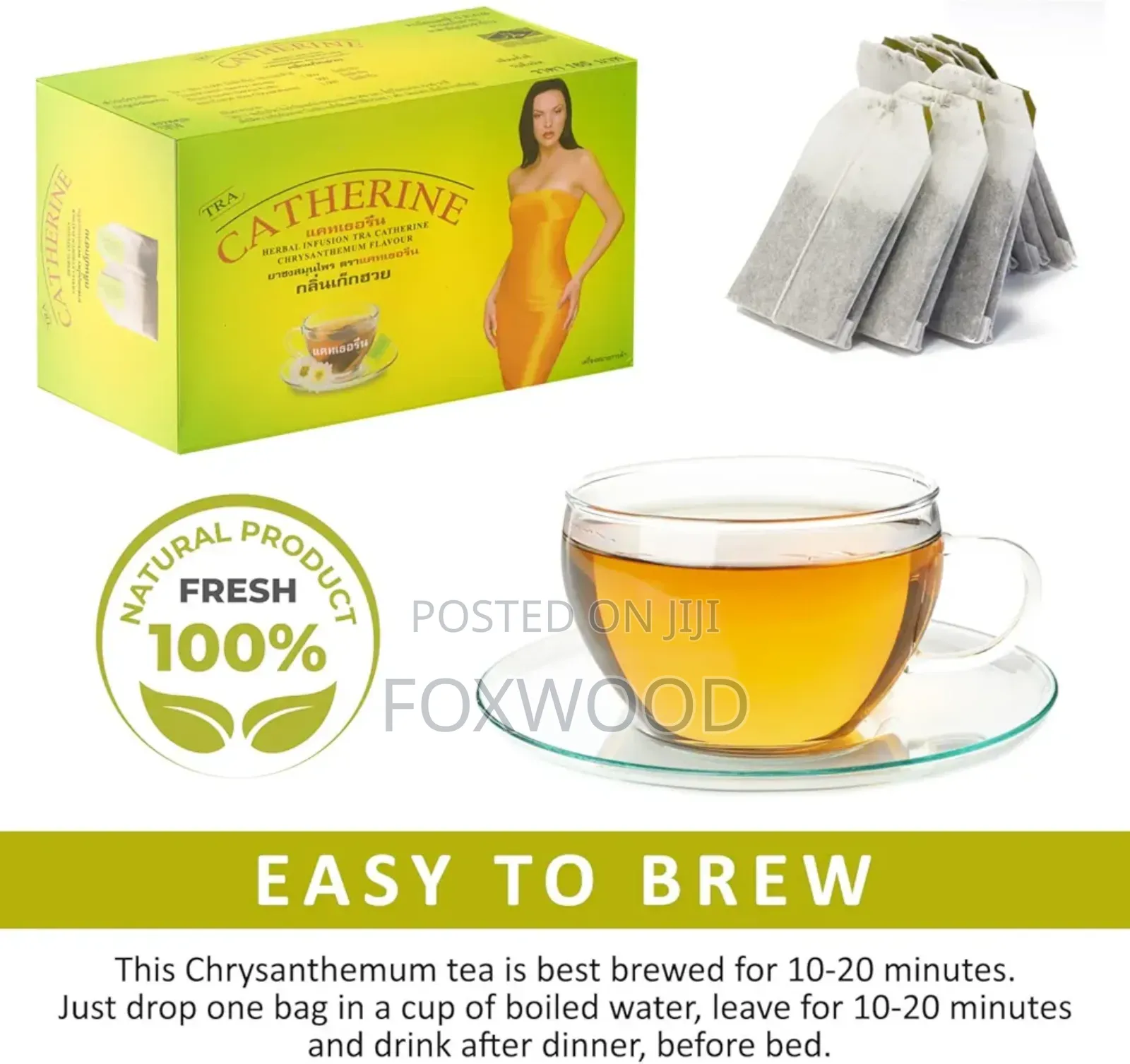Catherine Herbal Slimming Tea for Weight Loss 28 Sachets