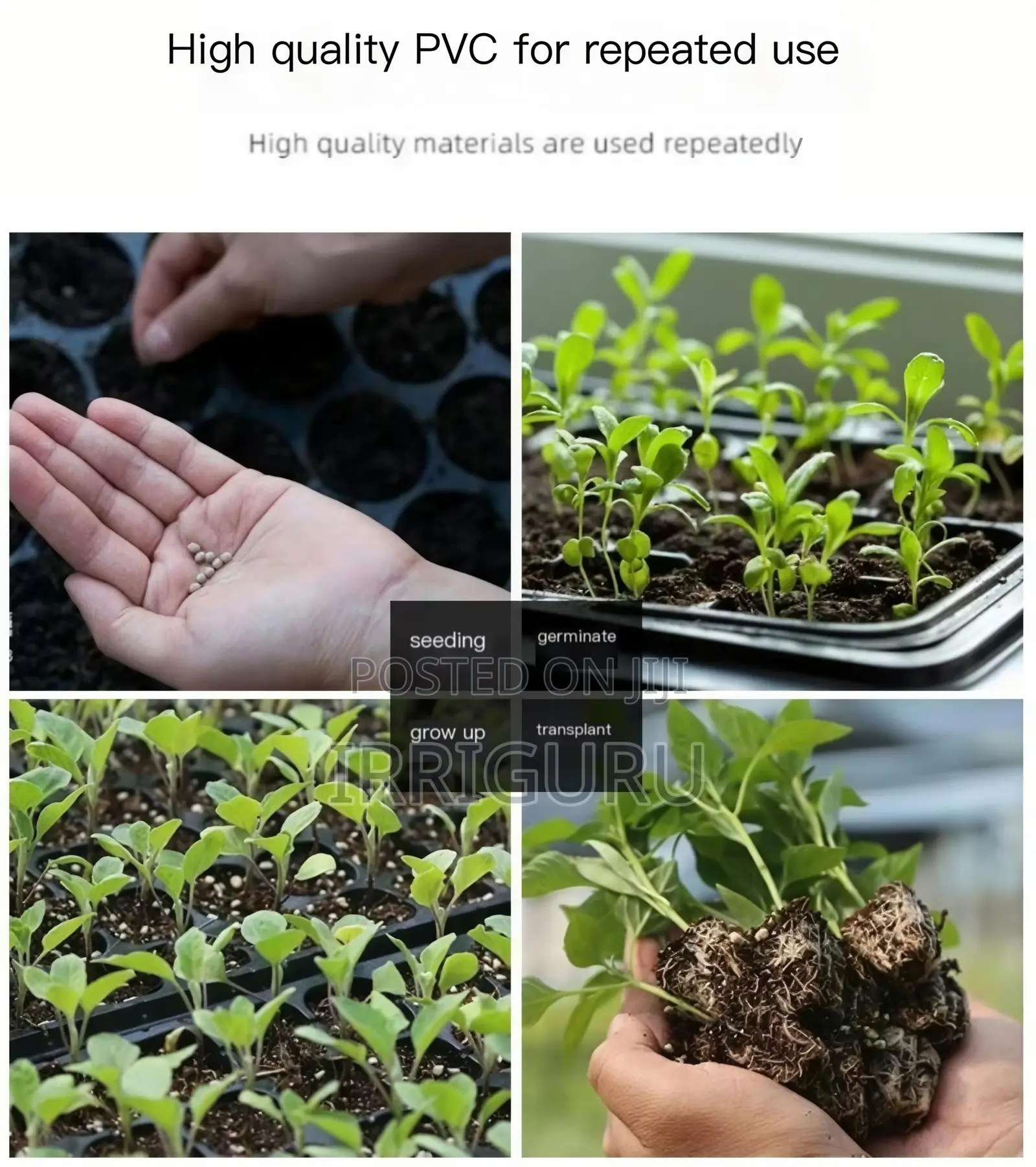 128-Hole Seedling Trayhigh Survival Rate of Planting