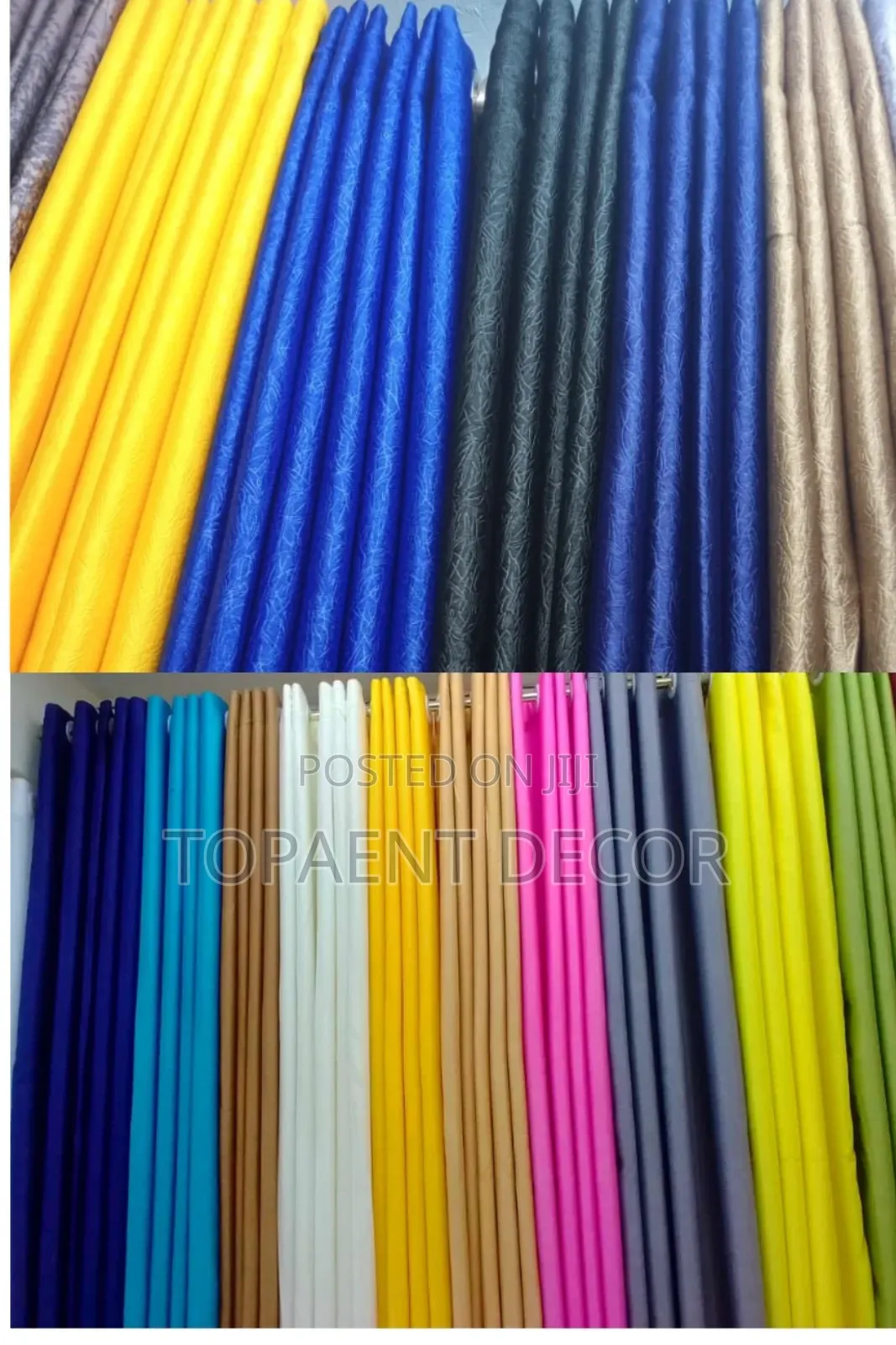 Colourful Stylish Bright Window and Door Curtains
