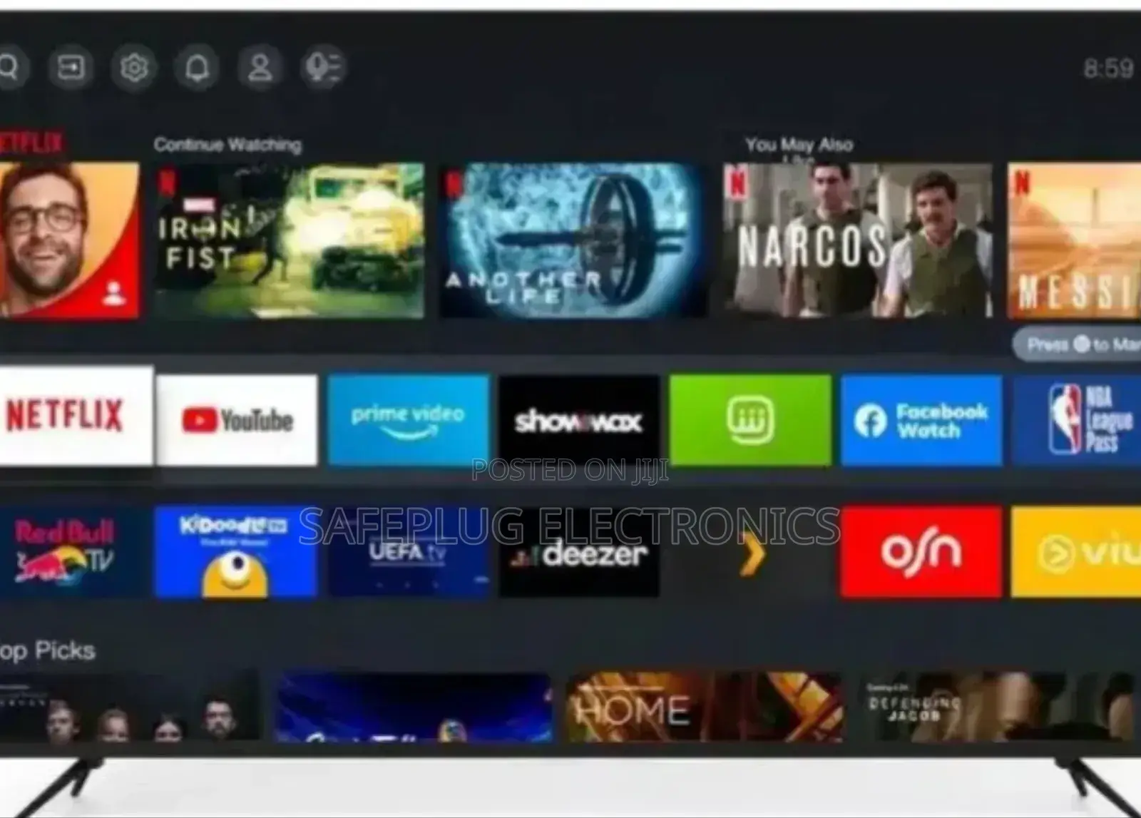 Television Globalstar 65" 65uk64, Ultra Hd SMRT