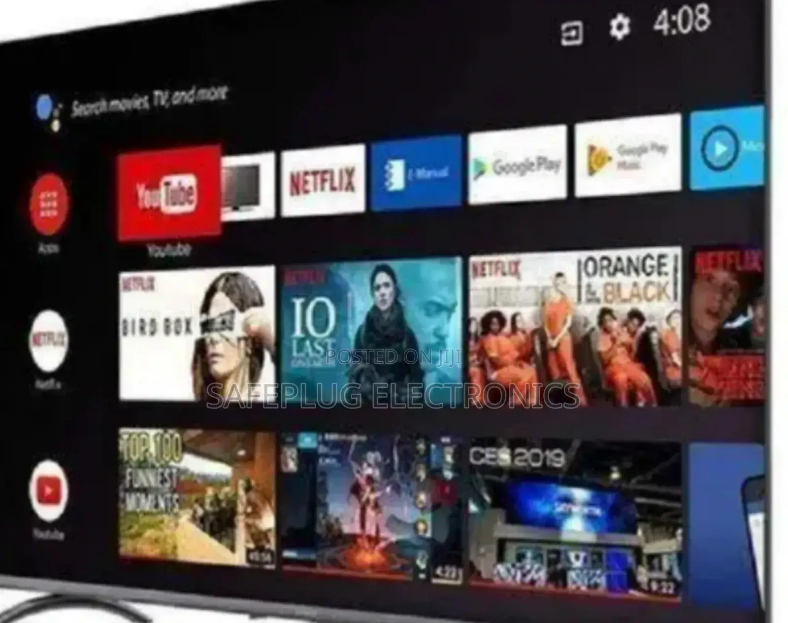Tv Globalstar 65"Inch/165cm Smart Tv, Vidaa Os