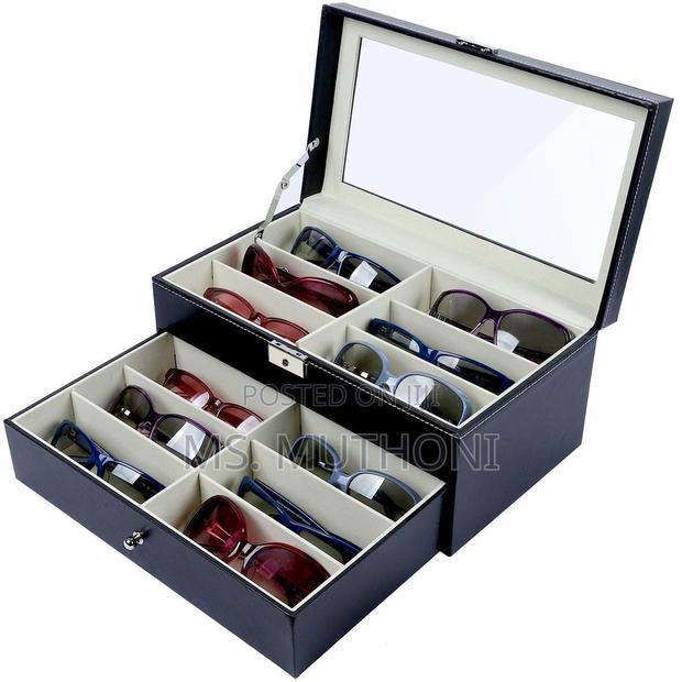 12 Slots Double Layer Glasses Organizer/Storage Box* - main view
