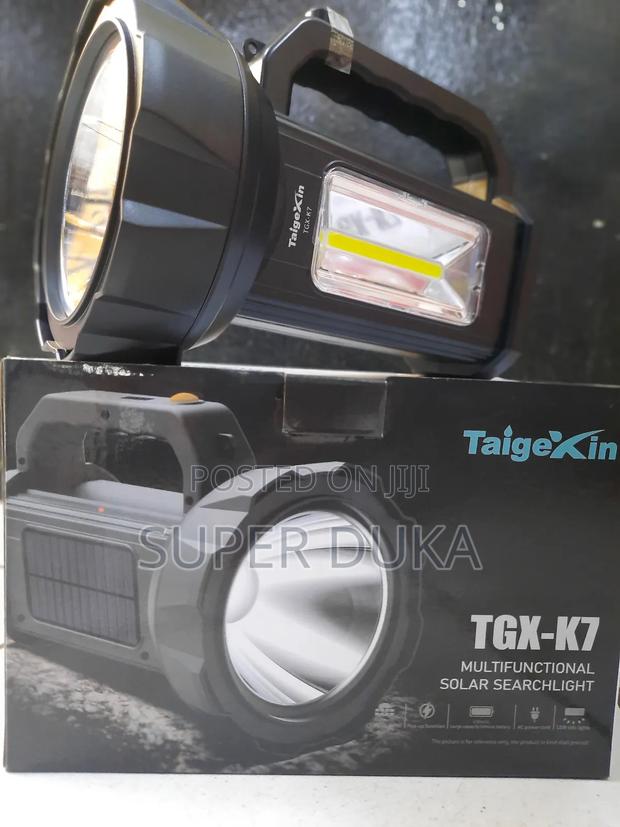 Taigexin TGX- Solar Search/Spotlight.Side Cob.Rechargeable - main view