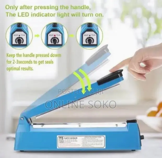 Impulse Heat Sealing Machine -Plastic Bags, Polythene Tubing