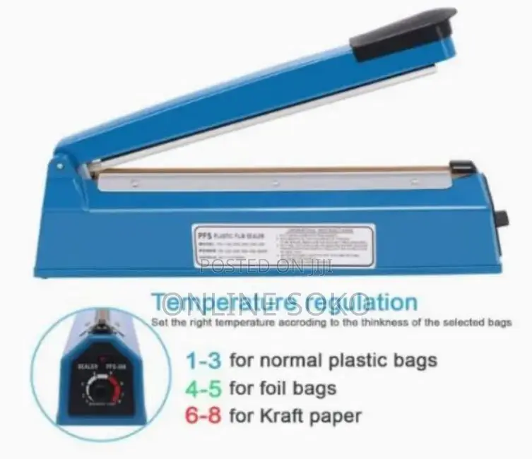Impulse Heat Sealing Machine -Plastic Bags, Polythene Tubing