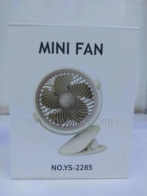 Portable Mini Usb Rechargeable Fan Edge 3-Stage Speed ​ - thumbnail 2