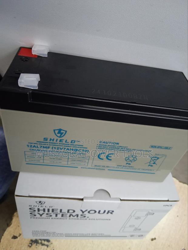 Shield 12v 7ah Ups Battery - thumbnail 3
