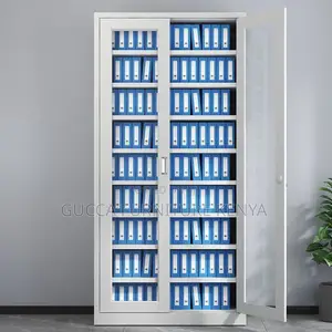 Cabinets: Contemporary Style 2-Swing Door Display Cabinet