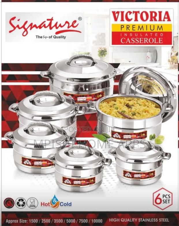 6 Pcs Victoria Stainless Steel Hotpots