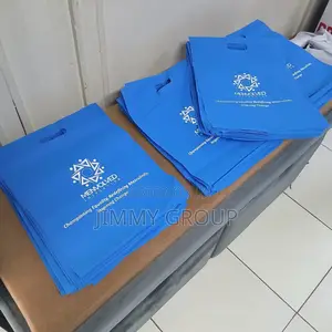 D Cut // Blue // Bags Printing and Branding