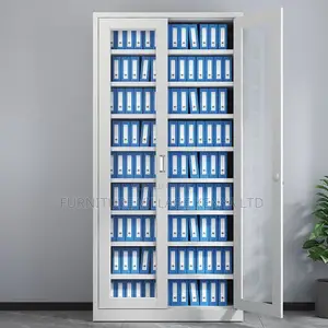 Cabinets: Office Modern Showcase Cabinet With Twin Doors