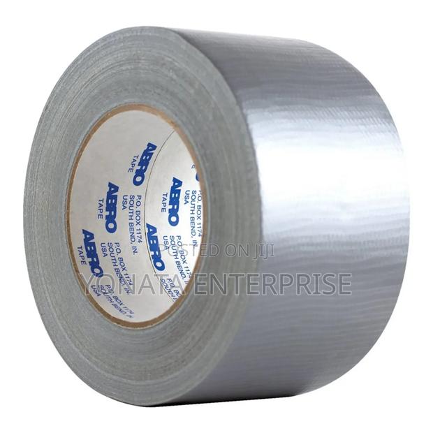 Silver Clothe Duct Tape 2"*40yards - thumbnail 2