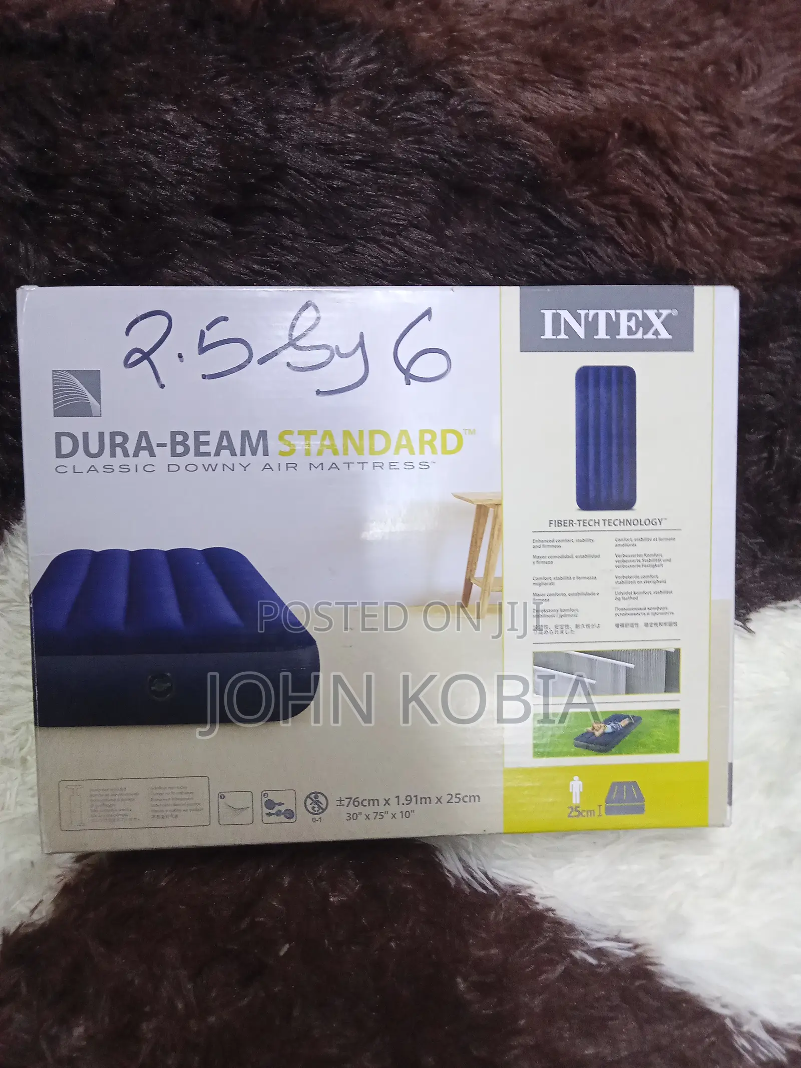 2.5 * 6 Intex Inflatable Mattress