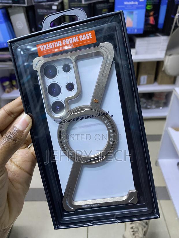 Qanxgog Frameless Case for Samsung Galaxy S24 Ultra -Gray - thumbnail 3