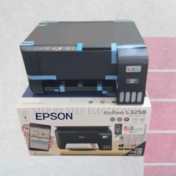 Spill-Free Epson L3258 Inkjet Wifi All in One Printer