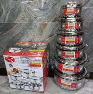 6 Pcs Premium Stainless Steel Hotpots
