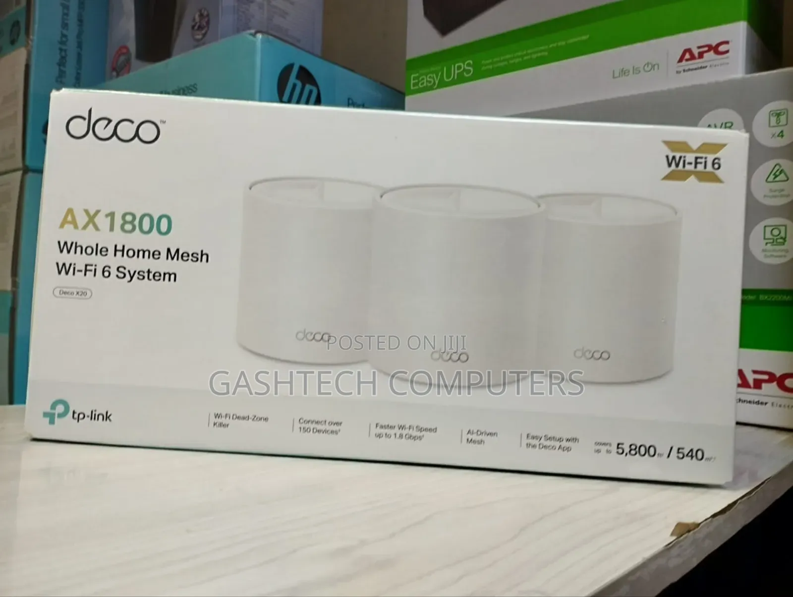 Tp-Link Ax1800 Dec0 X20 3-Pack Whole Home Mesh Wi-Fi 6