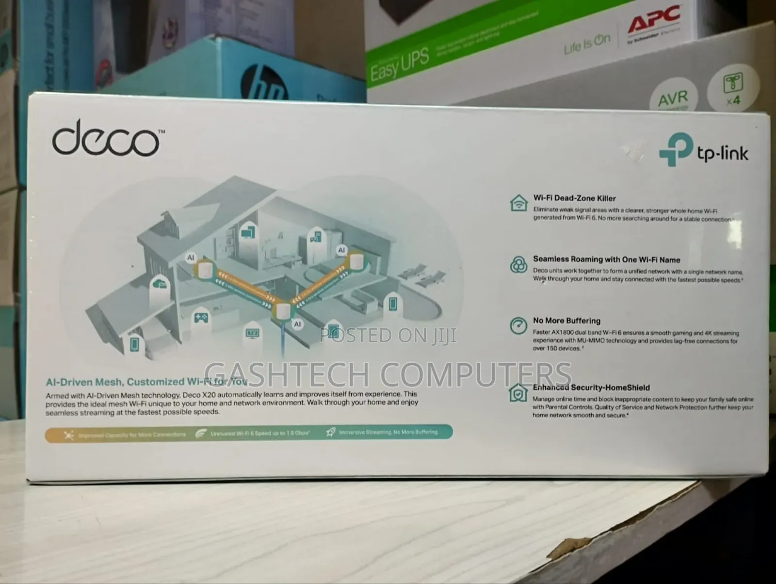 Tp-Link Ax1800 Dec0 X20 3-Pack Whole Home Mesh Wi-Fi 6