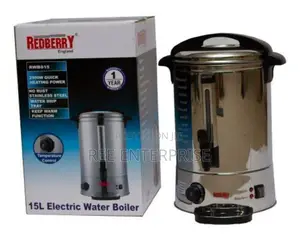 Redberry Tea Urn or Water Boiler 15 Litres