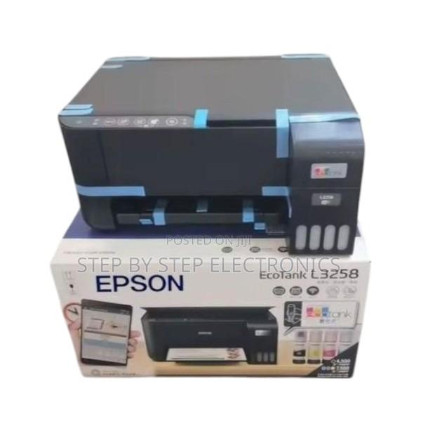 4 Colors Epson L3258 Inkjet Wifi All in One Printer