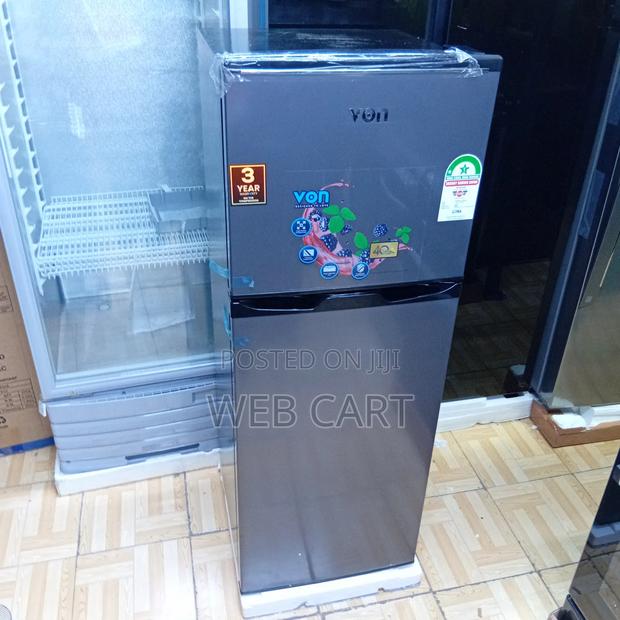 Von Vart-19dhs Double Door Fridge, 136 Litres – Brand New